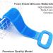 2 Pcs Sofine Silicone Bath Scrubber with Massage Beads & Soft Bristles - Exfoliating Back Body Brush Set for Gentle Cleansing and Relaxation - Buy Online on GoSupps.com