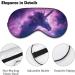 Unicorn Silhouette Milky Way Nebula Sleeping Mask - Adjustable, Lightweight Eye Mask for Travel and Meditation - Buy Online on GoSupps.com