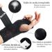 TOVIKI Wrist Support Brace with Metal Splints - Left Hand for Arthritis, Carpal Tunnel, Tendonitis - Men and Women - Black - Size L - Buy Online on GoSupps.com