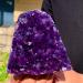 Natural Crystal Rough Amethyst Rough Stone 200-1200g Natural Amethyst cave Quartz Cluster Crystal (Size : 600-700g)
