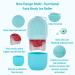 SYMFLOOR Ice Roller for Face & Eye - Beauty Facial Ice Roller for Puffiness Relief & Skin Care - Blue Brush Included - Buy Online on GoSupps.com