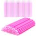 100 PCS Micro Applicators Brushes Disposable Eyelashes Extensions Micro Brush Swabs Mascara Wands Applicator Grafting Tool for Makeup Eyelash Application Dental Oral Removal and Clean (Pink)