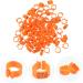 100 pcs Xuan Feet Charms Colorful Hen Leg Drumstick Number Products Stuff Identification Pigeons 1.3X1.3CM Orange - Buy Online on GoSupps.com
