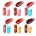 Lip Gloss Set 47ml x 6 Pcs Tinted Lipstick Plumper NonSticky Lip Gloss Caring Makeup for Traveling Girls and Working Women