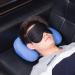 FMS Natural Silk Sleep Mask - 2 Pack Black | Adjustable Strap for Travel & Meditation | Blocks Light Completely for Daytime Napping - Buy Online on GoSupps.com