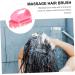 Fomiyes 2-Pack Silicone Shampoo Brush for Women - Scalp Massager for Hair Care Pink | Best Hair Treatment & Washing Tool - Buy Online on GoSupps.com