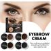 Waterproof Eyebrow Cream for Lasting & Natural 3D Effect - 04 Black - Buy Online on GoSupps.com