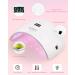 Buy SUNUV LED UV Nail Dryer - Fast & Efficient Gel Nail Lamp with Timer Infrared Sensor LCD Display | Perfect for Home & Salon Manicure/Pedicure - Ideal Valentine's Day Gift - Buy Online on GoSupps.com
