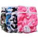 Joydaog dog diapers for women medium-sized dogs 4 pieces washable premium belly cloth camouflage pattern medium (pack of 4) 4 camouflage colors