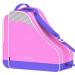 Ventcy inliner pocket ski skating bag bag children roller skates bag bag for inliner bag ice skating skating bag for children/adults (up to 28 to 43 (EU)) Multi-color-3