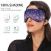 Hasirky Light Blocking Eye Mask - Breathable & Adjustable for Men and Women - Perfect for Travel, Yoga, Meditation & Office - Red & Blue Stars - Buy Online on GoSupps.com