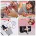 JUEMEL Portable Electric Nail Drill Kit 35000rpm - Professional Efile Set for Acrylic and Gel Nails - Manicure Pedicure Tool with 17pcs Bits and Accessories - Pink - Buy Online on GoSupps.com