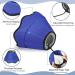 VAVOPAW Adjustable Protective Collar for Dogs & Cats - Breathable Elizabethean Neck Band - Leak Protection After Surgery - Eco-Friendly Blue/Gray - Buy Online on GoSupps.com