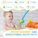 TwoOnto Bathing Toy Fishing Game - 4 Piece Montessori Pool Toy Set for Kids 1-5 Years - Fun Floating Bathtub Toys - Buy Online on GoSupps.com
