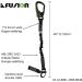 Fusion Tactical 23KN Black Elastic Sling Retention Helo Lanyard 4' - Snap Hook Shackle - 48x1 Size - Buy Online on GoSupps.com