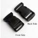 Beaulegan Plastic Buckles 1 Inch (Pack of 10) - Quick Side Release for Luggage Straps  Pet Collar  Backpack Repair  One Adjustable End  White White Single Adjust - 1"(10 Pcs) - Buy Online on GoSupps.com