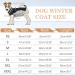 OUOBOB Dog Winter Jacket - Waterproof Reflective Coat for Small Medium Large Dogs - Warm Fleece Apparel with Zipper Closure - Cold Weather Pet Garment - Buy Online on GoSupps.com