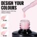 TOMICCA Nude Pink White Shimmer Gel Nail Polish Set - 4x8ML A116020 | Soak Off UV Kit for Home Manicure - Gift for Women Girls - Buy Online on GoSupps.com