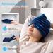 Head Gel Ice Cap U-Shaped Cooling Headache Cap - Migraine Head Pack Comfortable Stretchy Ice Cap for Migraines Tension with Cold Single Layer Blue - Buy Online on GoSupps.com