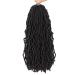 18 Inch Faux Locs Crochet Hair - 7 Packs Butterfly Style (4#) - Perfect for Easy Styling - Buy Online on GoSupps.com
