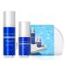 SKINN Deep Wrinkle Eye & Face Serum Skincare Gift Set Reset & Rewind - Under Eye Serum for Dark Circles & Fine Lines - Hydrating & Plumping Anti-Aging Serum - Ferulic Acid Retinol & Vitamin C