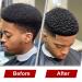 2 Pcs Afro Twist Hair Comb and Hair Sponges | Curl Sponge Brush Set for Men and Women | Barber and Personal Curl Hair Styling - Buy Online on GoSupps.com