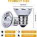 Turtle Heat Lamp - 6 Pack 50W UVB Dimmable Halogen Bulbs for Reptiles Lizards & Amphibians - E27 220-240V - Buy Online on GoSupps.com