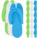 Happyyami 24 Pairs Disposable Flip Flop Slippers Folding Foam Slippers for Pedicure Spa Foot Bath Nail Salon Mixed Color - Buy Online on GoSupps.com