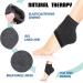 Sibba Moisturizing Gel Heel Socks - 3 Pairs | Open Toe Silicone Socks for Dry Cracked Skin | Breathable Day Night Foot Care Protector - Buy Online on GoSupps.com