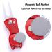 Metal Foldable Golf Divot Tool 2-Pack with Magnetic Ball Marker (Fish Design) - Red & Silver - Buy Online on GoSupps.com