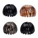 RONGYI Bird Nest Hair Clips Pack of 4 Ponytail Hair Pins Versatile and Expandable Vintage Bird Nest Hair Clips for Girls Hair Styling Four Colours