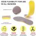 Buy 2 Pair Memory Foam Shoe Inserts for Women | Shock Absorbing Insoles for Foot Pain Relief | Comfortable & Breathable | Sizes M: 4.5-13.5 W: 6.5-12 - Buy Online on GoSupps.com