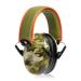 Muted Designer Hearing Protection for Infants & Kids - Adjustable Children's Ear Muffs from Toddler to Teen One Size Camo Chameleon