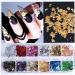 Color Nail Art Foil Pailette Chip Foil Flake Nail Line Strips Glitter Decal Stickers for Women Diy Design Fingers Decor - Buy Online on GoSupps.com