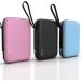 AGOZ Mini Manicure Set Case - Small Hard Travel Pouch with Wrist Strap | Water Resistant & Anti-Shock | Unisex Nail Care Kit - Purple - Buy Online on GoSupps.com