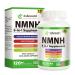 NMNH (Dihydronicotinamide Mononucleotide) NMN Alternative Supplement w/Niacinamide (Vitamin B3) Quercetin Trans-Resveratrol Support NAD+ Skin Cell Health* Anti-Aging & Energy 120 Caps