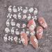 Tixqeaif 5D Embossed Flower Nail Art Stickers 4 Sheets Self-Adhesive Decals Floral Design Nail Decoration for Women Easy Install - Buy Online on GoSupps.com