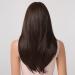 HAIRCUBE Long Brown Lace Wig - Middle Part Natural Style for Daily Wear - Buy Online on GoSupps.com