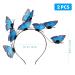 Frcolor Butterfly Hair Ripe | Glitter Butterfly Headband for Women | Decorative Bride & Party Hair Band | Perfect for Costumes & Tea Parties - International Shipping Available - Buy Online on GoSupps.com