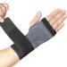 2-Pack Carpal Tunnel Wrist Brace, for Carpal Tunnel Syndrome, Wrist Pain/Strain Arthritis, Wrist Brace Men and Women, Adjustable Strap, Wrist Wrap Hand Support Sleeves (Black, Large) Black Large
