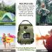 5Gal Solar Shower Bag with Removable Hose and On-Off Shower Head | Portable Camping Shower for Outdoor Activities | Green - Buy Online on GoSupps.com