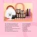Pink Glitter Poly Gel Nail Kit with 10 Colors & 110W LED UV Lamp | Poly Nail Gel Kit with Slip Solution, Dehydrator & Nail Art Supplies - VE128 - Buy Online on GoSupps.com
