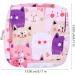 Cat Design Sanitary Napkin Storage Bag with Zipper - Multifunctional Holder for Teen Girls and Women (Assorted Color) - Buy Online on GoSupps.com