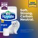 Royale Original Recyclable Paper Pack 9 Equal 24 Toilet Paper Rolls 327 Sheets per roll - Buy Online on GoSupps.com