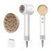 Dream Hair Glory Combo hair dryer dries quickly 110 000 revolutions per minute air flow 70m/s negative-ion technology temperature and air speed control including nozzle and diffuser glory combo white