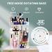 CONNOO 360 Rotating Makeup Organizer - Large Capacity Carousel Rack - Buy Online on GoSupps.com