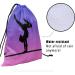 Purple Pink Gymnastics Grip Bag - Adjustable Water Resistant Girl Gymnastic Bag 9.25 x 12 - Buy Online on GoSupps.com