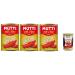 Italian Gourmet E.R. Pack of 3 Mutti Filetti tomatoes - 100% Italy - 400g can + 400g Italian Gourmet Polpa