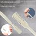 LIEUDAGE Nose Trimmers - Compact Waterproof Painless Manual Nose Hair Scissors for Men with Dual-Edged Blades & Soft Silicone Bristle Cleaners - International Shipping Available - Buy Online on GoSupps.com