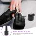 Flacons Vernis Ongles 10ml Mats Noirs en Verre Anti-lumi re Lot de 10 Bouchons et Pinceaux R utilisables pour Manucure Accessoires Nail Art et Rangement Produits Beaut  - Buy Online on GoSupps.com